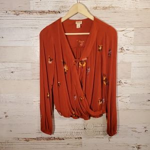 Mossimo Supply Co long sleeve blouse